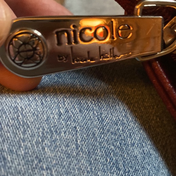 Nicole Miller Faux Leather Crossbody/Clutch Bag - Picture 9 of 9